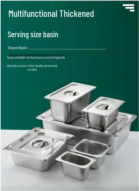 ZLIII 304 Stainless Steel Food Pan