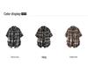 Trendy Korean Retro Plaid Plus Size Lapel Short Sleeve Shirt