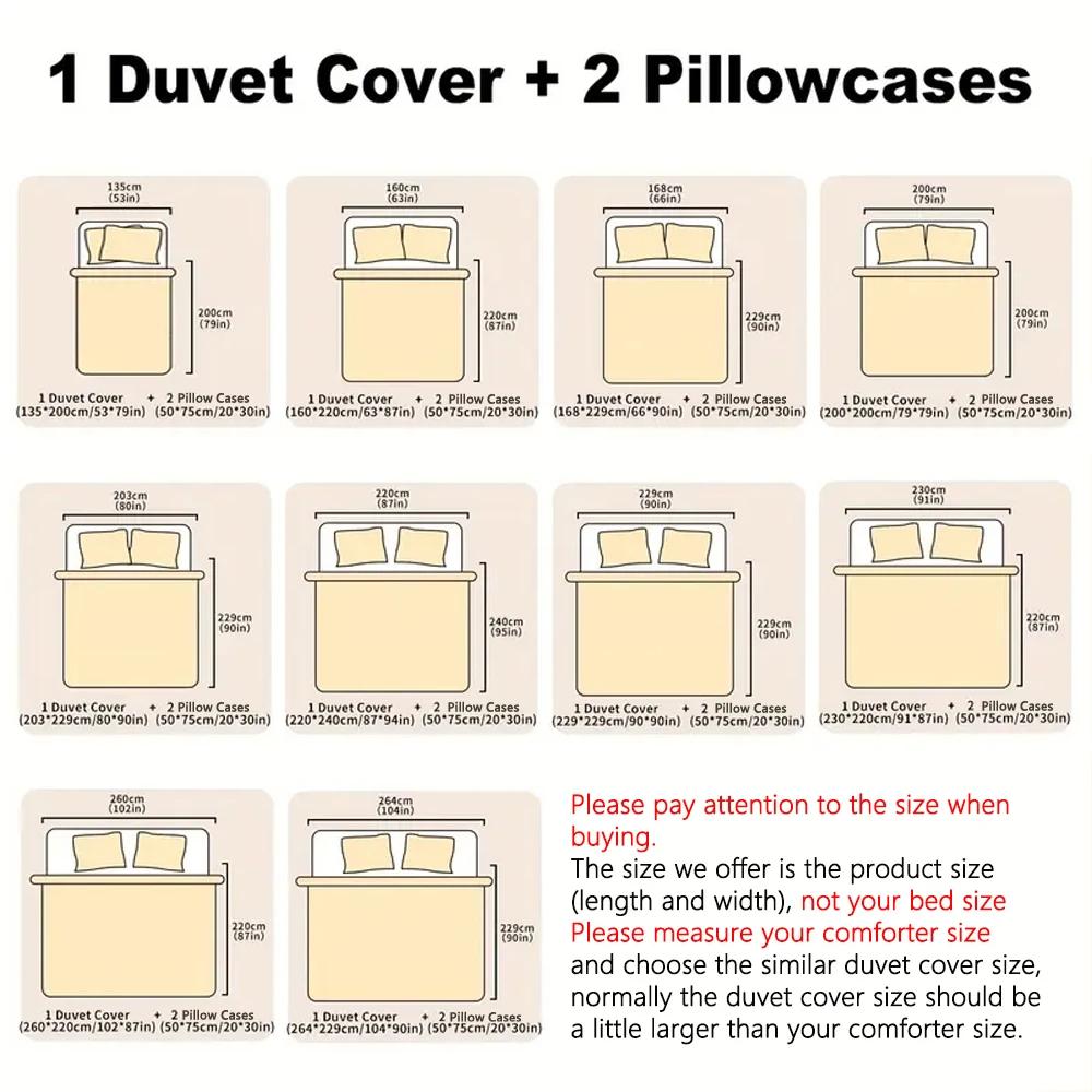 

3pcs Retro Wood Grain Pattern Digital Printed Quilt Set - Includes 1 Quilt Cover and 2 Pillow Cover (without Filler) 135x200cm