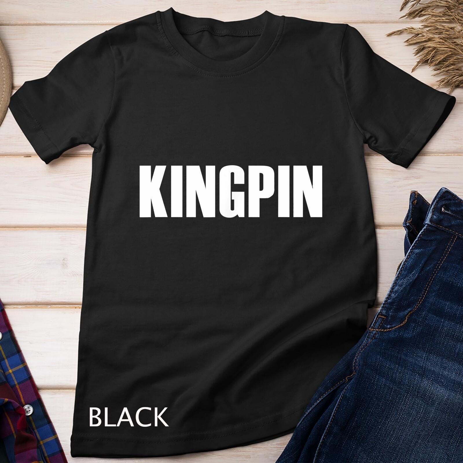 Kingpin Funny Bowling Unisex T-Shirt Mens Womens Tees Top 3XL