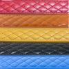 Beanspet Genuine Leather Quilted Dog Collar for and Large Stylish Collar with Durable Double Stitching and Suede Sizes Small, Medium, Dogs, Lining,