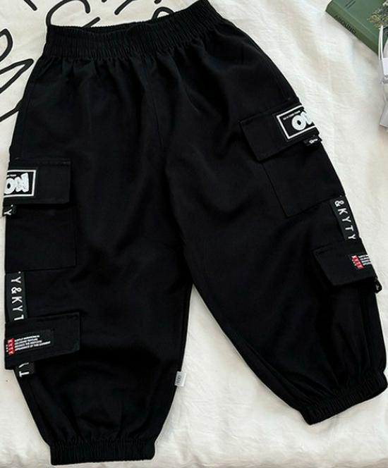 Korean Style Kids' Summer-Autumn Casual Workwear Pants