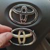 BBcp3 Car Steering Wheel Badge Emblem Sticker Auto-Styling For Toyota Corolla Cross Crown Rav4 Chr Avensis Aygo Raize Camry TRD Venza