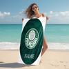 Personalized Bayern Munich Crest Beach Towel Microfiber Beach Towel Thin Absorbent for Beach Swimming Yoga Bath Sports. 0910125
