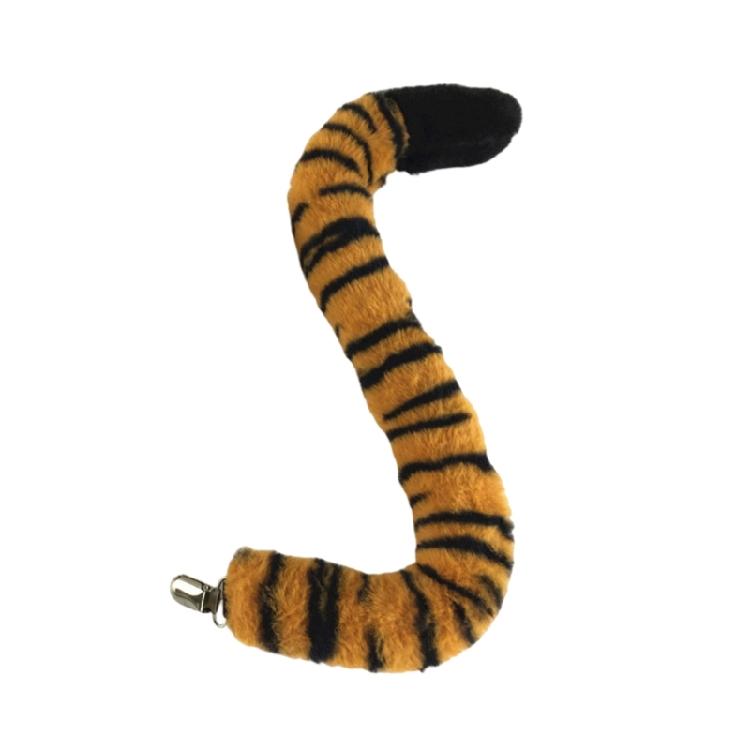 Stage Character Accessory with Plush Animal Print for Cosplay Outfits, Party Styling and Role-Play Wear Appeal