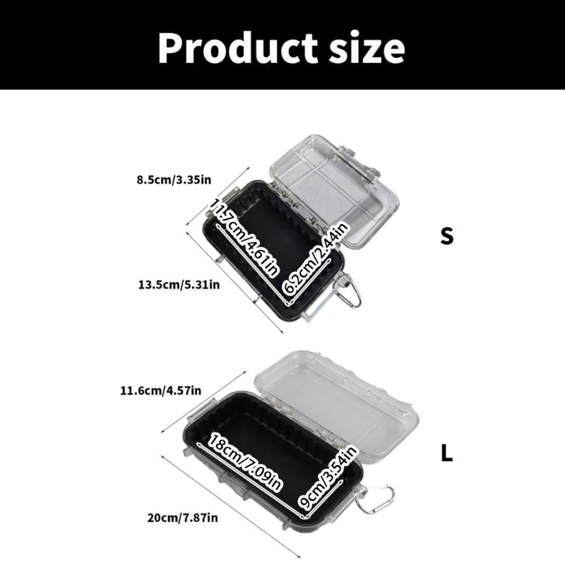 Outdoor Shockproofed Case Moisture Proof Storage Box Camping Sealed Box for Camping and Hiking Gears
