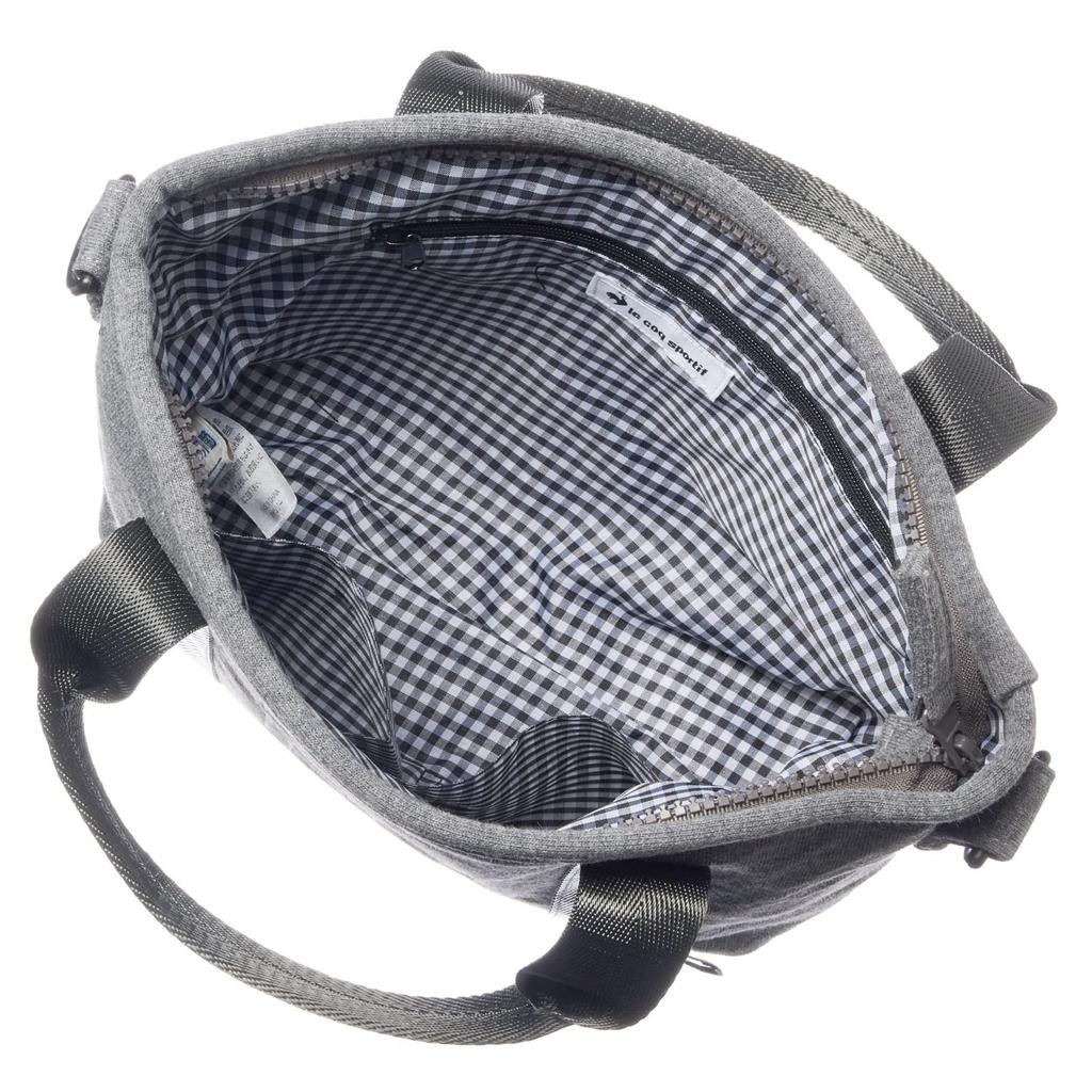 Le Coq Sportif Rochelle Logo Print Sweatshirt Deodorizing Antibacterial Shoulder Bag Women's 2-Way (Charcoal Gray)