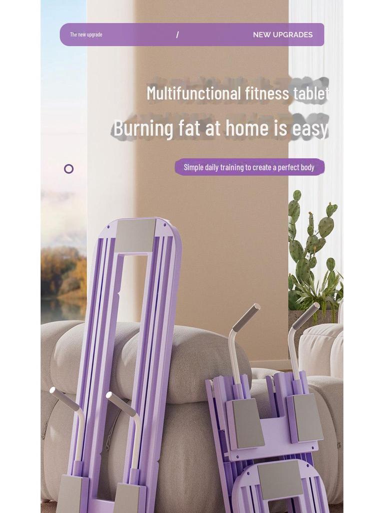 Kaydırma Tekerlekli Çok Fonksiyonlu Karın ve Göğüs Kası Fitness Tahtası