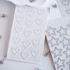 3D Star Heart Shaped Pearls  Stickers Kids Diy Self Adhesive Jewel Crafts Sparkly  Stationery Stickers Girls