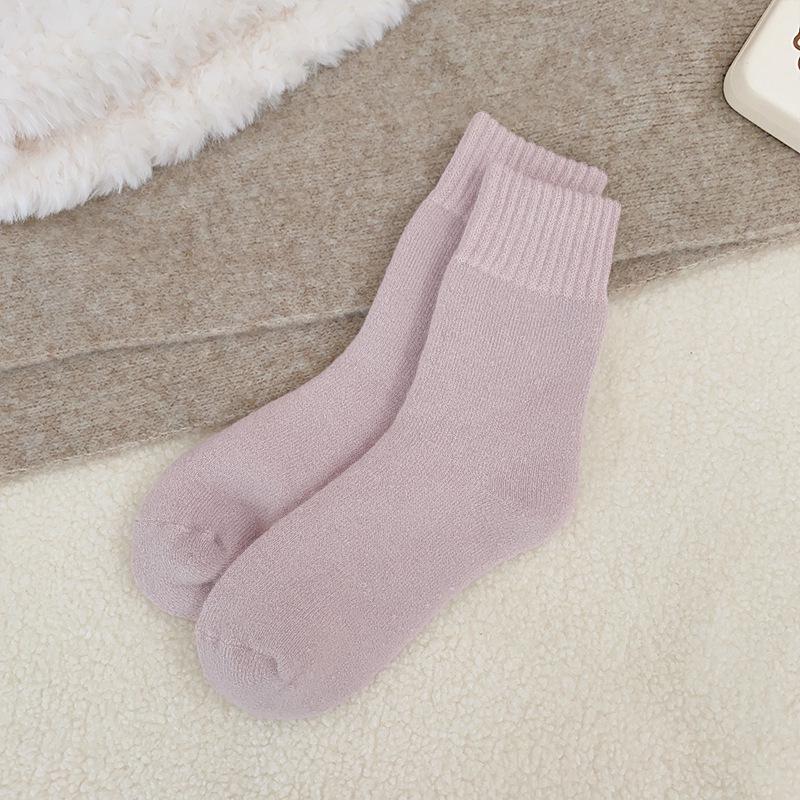 Women's Winter Warm Cashmere Socks - Velvet Thick, Imitation Wool, Versatile Home Floor Socks