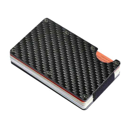 

RFID многофункциональный противоугонный держатель кредитной карты из углеродного волокна