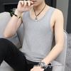 Men's Trendy Summer Sports Vest - Slim Fit, Breathable Black T-shirt for Fitness & Hurdling