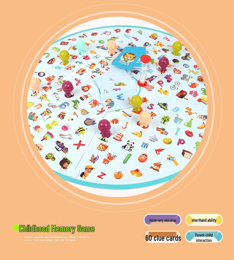Bilde finn- og hukommelsestreningsspill for barn i alderen 3-6 år: Forbedrer konsentrasjon og logiske ferdigheter