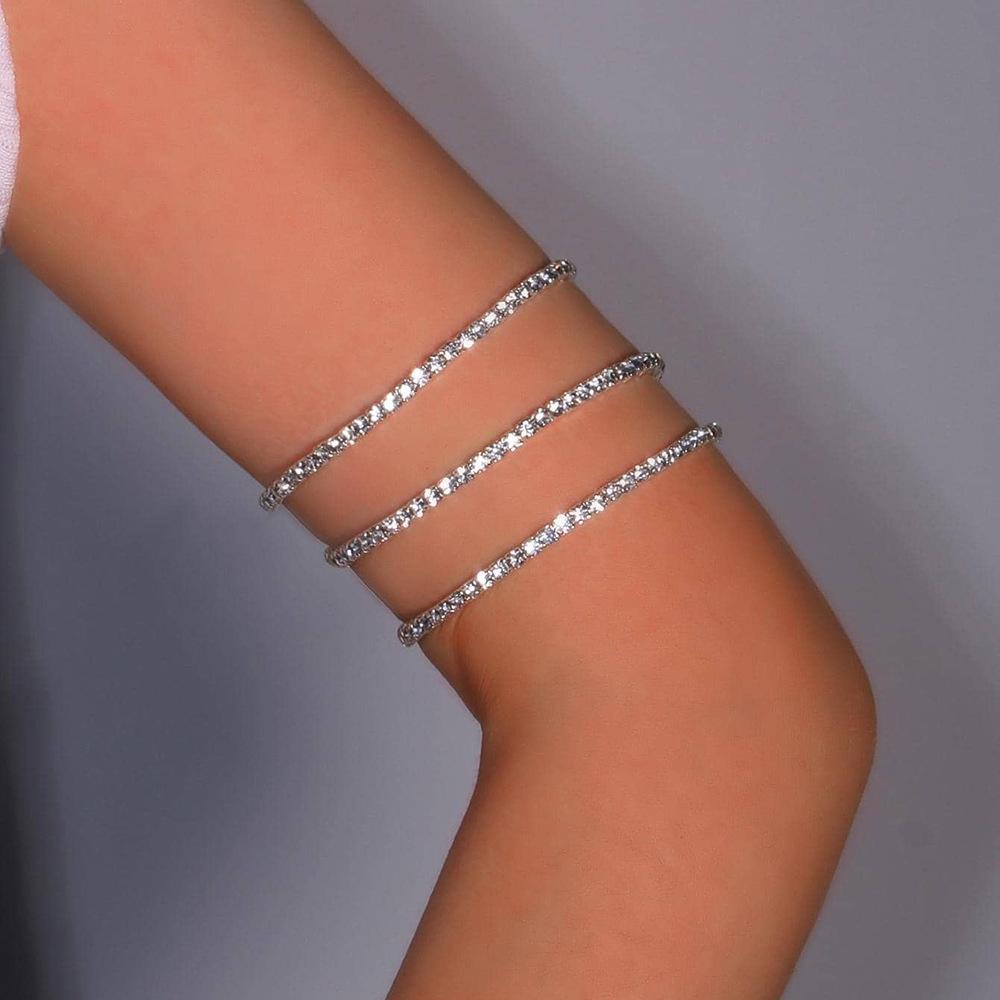

The bracelet is flexible one size