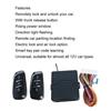 Universal Car Door Lock Remote Central Kit Auto Keyless Entry System Start Stop LED Keychain Door Lock Wholesale Dropshipping