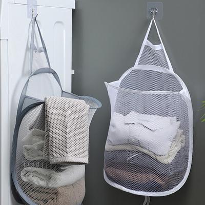 Cesto Portatile Pieghevole Traspirante per Biancheria Cesto da Parete per Vestiti Sporchi Cesto per la Biancheria del Bagno Organizzatore per la Biancheria