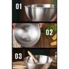 Stainless Steel Mixing Bowls Food Storage Organizers Reusable Heavy Duty for Mixing,