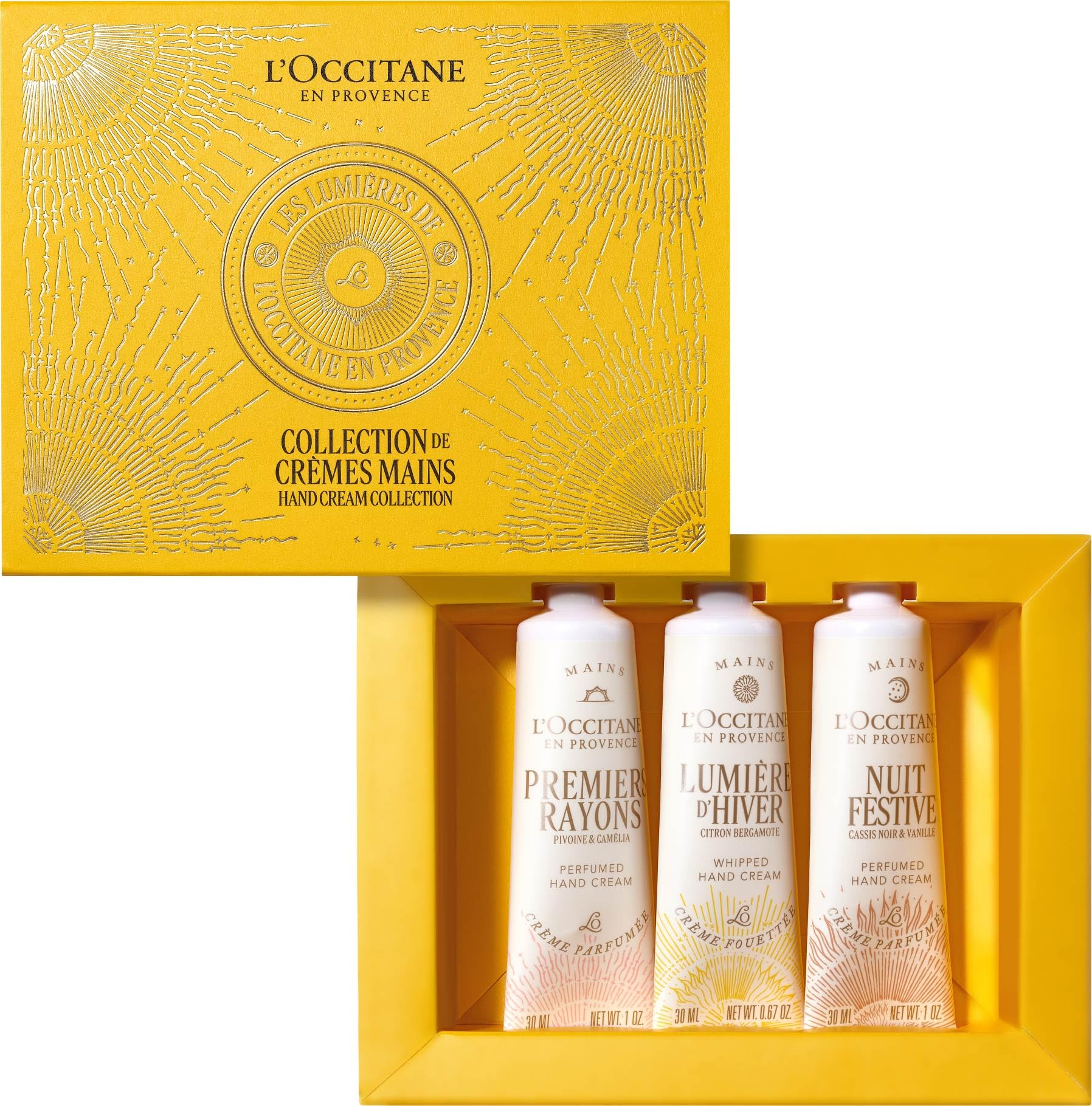 

Holiday Lights Hand Cream a seasonal gift set of three hand A popular Christmas gift for men and [2025 Holiday] L OCCITANE Trio, creams. women.