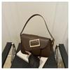 Fashion Crescent Underarm Bag for Women, Trendy Simple Shoulder Crossbody Bag for Daily Commute