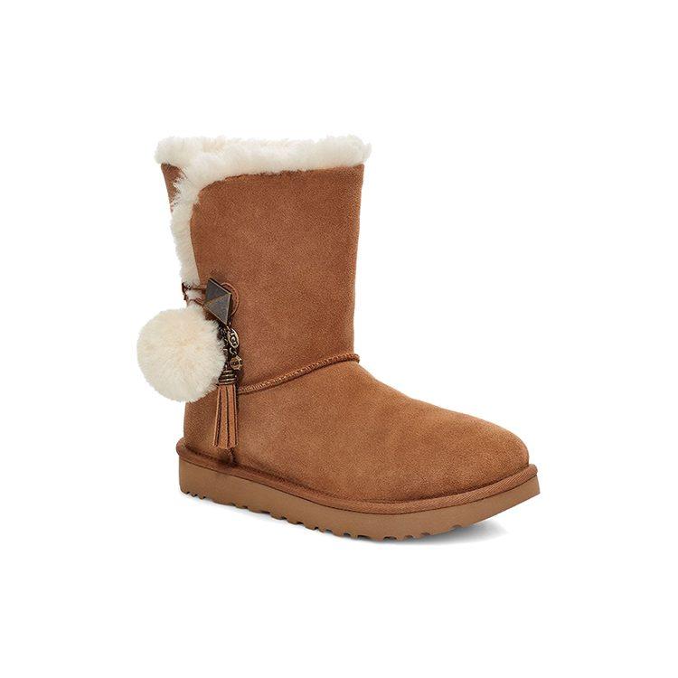 UGG Lillian Pom Pom 'Brown' Women's 1119050-CHE