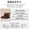 First Layer Cowhide Shell Head Martin Boots Women's 2025 Autumn New Women's Retro Short Boots Women's British Style Boots Women