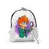 תיקי גב לבית ספר פופולריים וצעירים של Eddsworld, תיקי גב למחברות, הדפסת תלת מימד, אוקספורד עמיד למים, מחזיק מפתחות, תיקי נסיעות קטנים