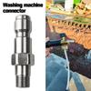 Foam Gun Nozzle + G1/4 Male/+ G1/8 Male Pressure Washer 1/4 Quick Release Plug Fitting Release Plug Fitting Car Wash Accessories