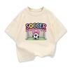 Kids Clothing Short Sleeve T Shirts Cartoon Soccer Graphic Tee for Children Boys Girls Casual Loose  Summer Tee Tops