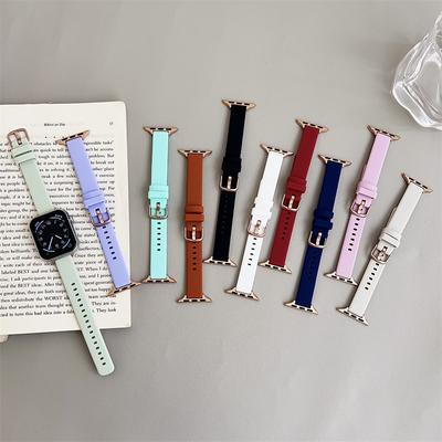 Pasek silikonowy do paska Apple Watch 46 mm 44 mm 41 mm 45 mm 40 mm 49 mm 42 mm 38 mm Bransoletka sportowa Correa iWatch Series Ultra 10 9 8 7 SE3 6 5 4 3