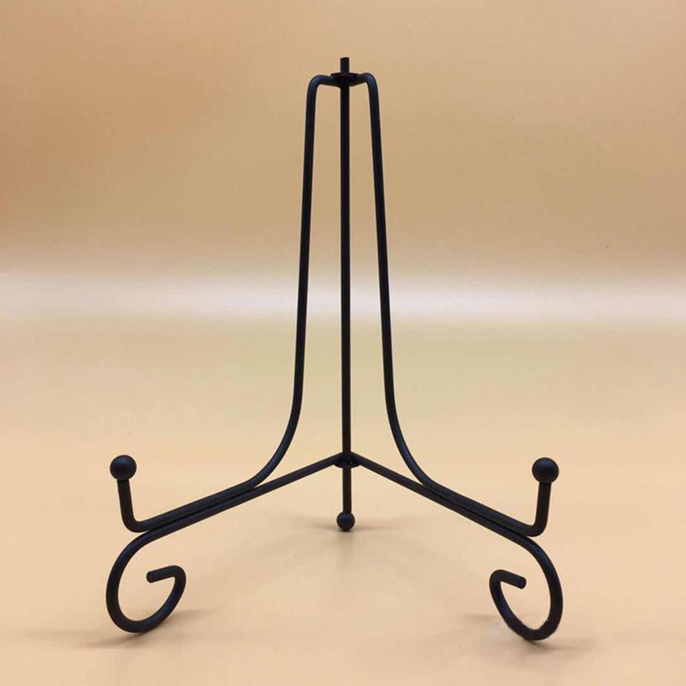 

Tray Support Black Iron Plate Craft Book Holder Diy Picture Frame 5inch