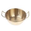 304 Stainless Steel Double Ear Snack Plate Seasoning Sauce Dipping Pickle Plate Cookware Saucepan Dry Pots With Handle