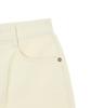 Lee Corduroy Mini Skirt Ivory