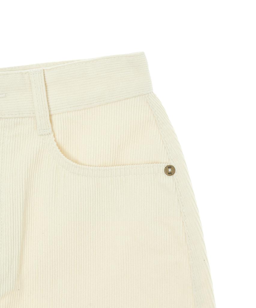 Lee Corduroy Mini Skirt Ivory