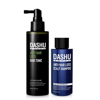 Daily Herbal Hair Tonic 150 ml + Daily Herbal Scalp Gold Shampoo 50 ml Set, 1 Set