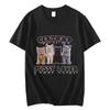 Lustiges Zertifizierter Pussy Lover Meme Katze Grafik T-Shirts Unisex Mode Kawaii T-Shirt Street Casual Vintage T-Shirts 2