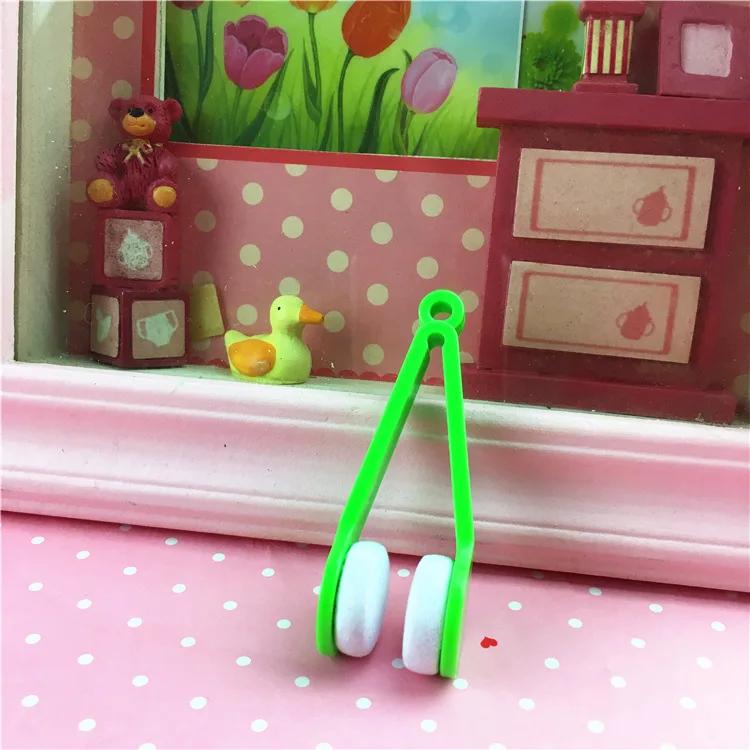 

2 pieces of 7 fold multifunctional portable glasses wipe glasses clean and clean without leaving traces of multi-colored зелёный