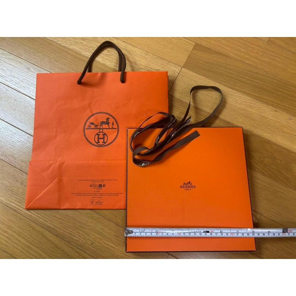 Used HERMES Scarf Empty Box Paper Bag