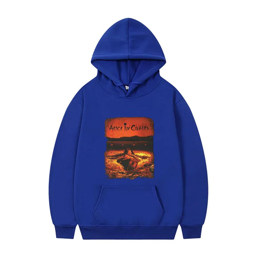 Hot Sale Rock Band Alice in Chains Dirt Album Graphic Hoodie Unisex Gothic Punk Pop Music Streetwear Oversized Hoodies