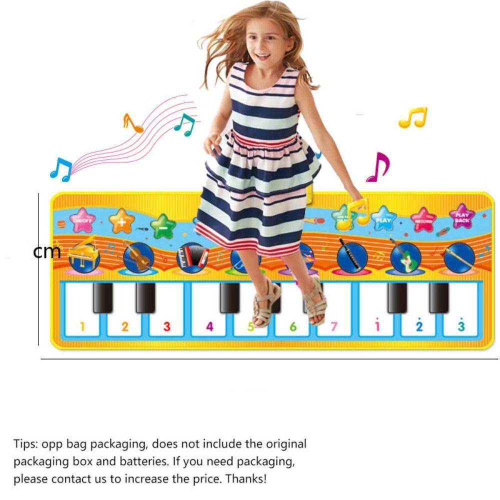 Early Education Floor Keyboard Dance Mat Multifunctional Electronic Musical Toys  Girls/Boys