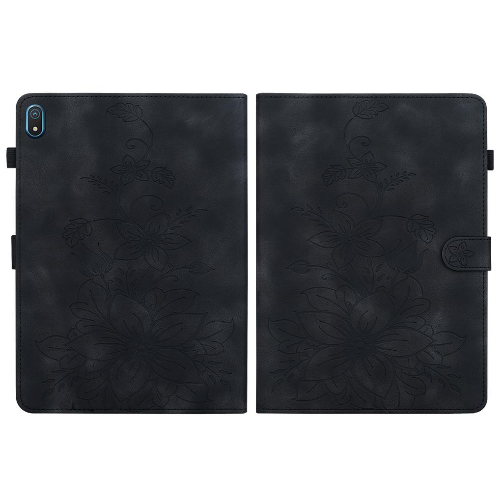 Custodia per Tablet in Pelle PU Squisito Design Floreale Goffrato per Nokia T20