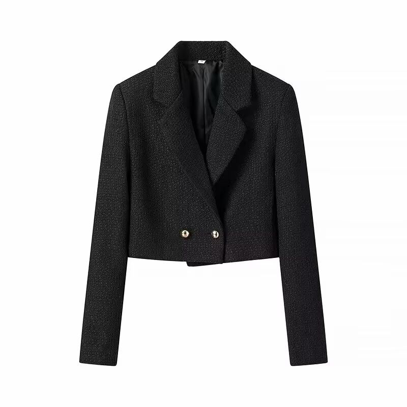 Kaslead New Arrival Women's Clothing Fashion Style Fashion Woolen Texture Short Outwear 7102231 712