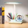 NuFeng Eye-Care Dimmable Desk Lamp with Clock