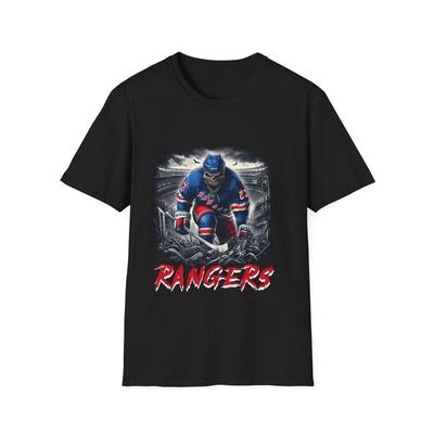 Haunt the Ice - NY Rangers Horror Mashup T-Shirt