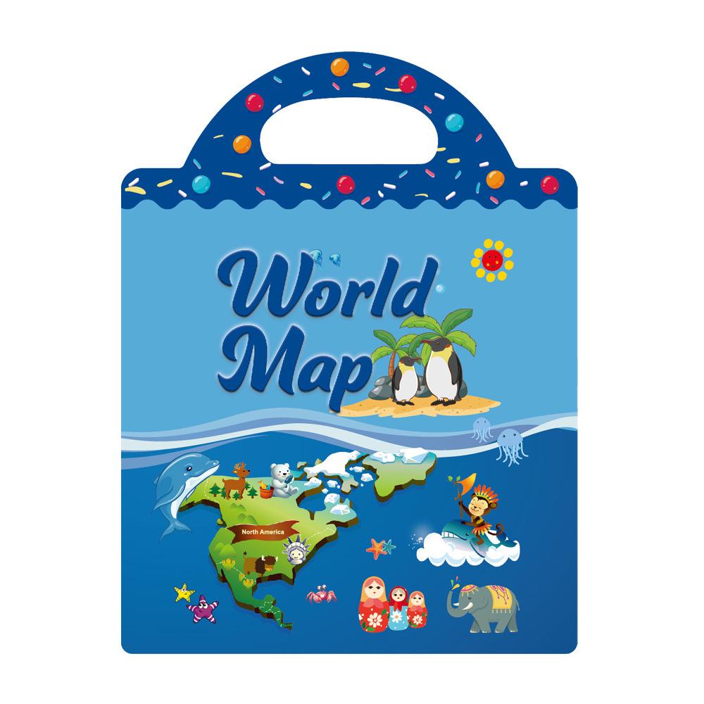 Interactive Sticker Book: Early Education with Animals, Dinosaurs, and Ocean Scenes