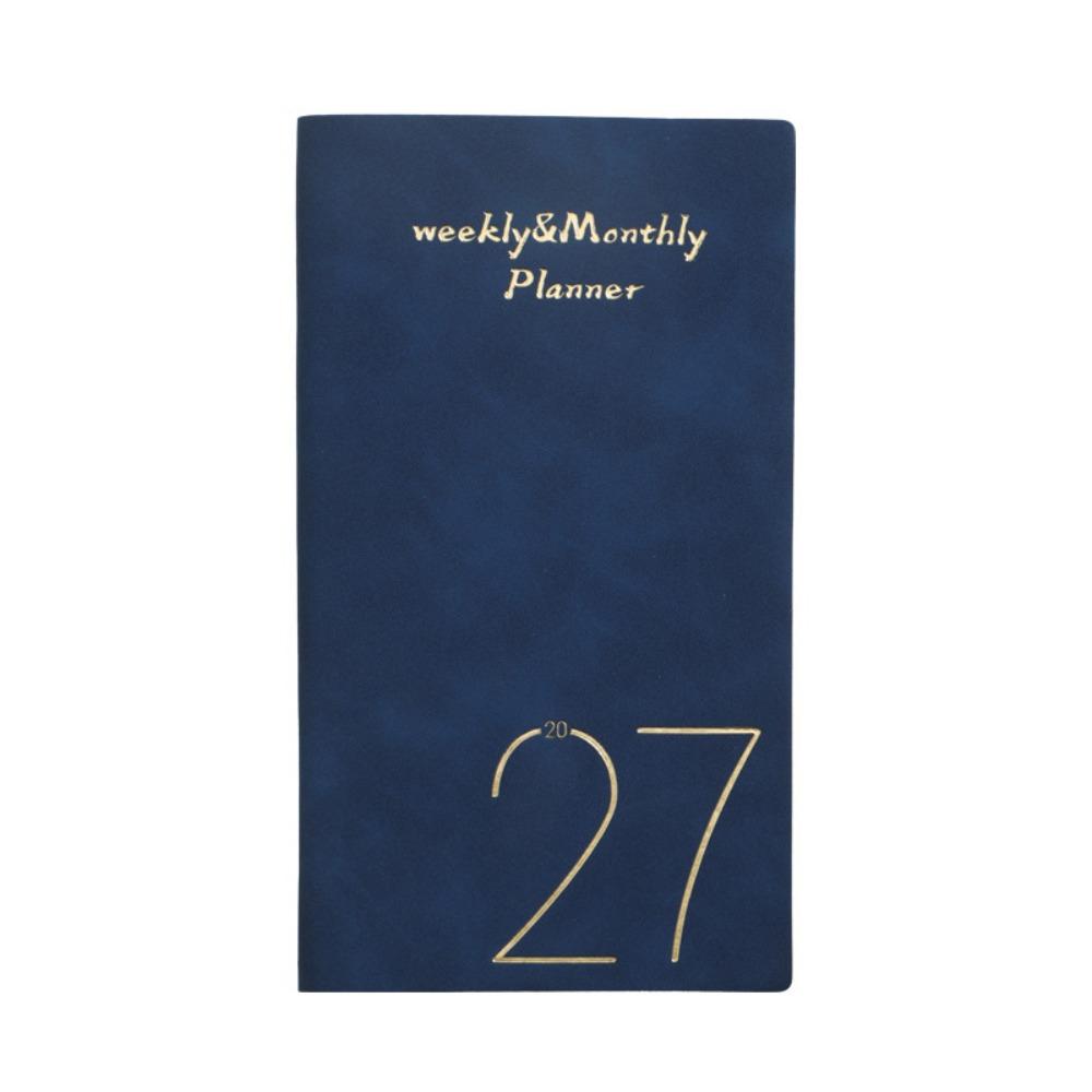Wear-resistant 2027 Schedule Planner Notepad A6 Office Work Planner Diary Writing Pads  Business