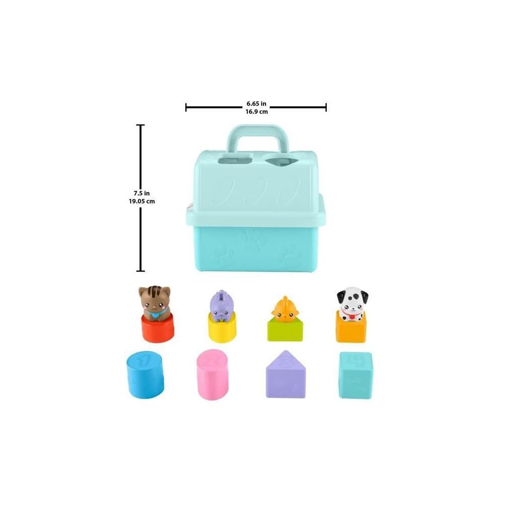 Fisher-Price HTW93 Matching Blocks! Pet Carrier