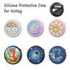 Capa Protetora de Silicone com Alfinetes de Segurança para Rastreador GPS Airtag Capa Fofa de Desenho Animado para Roupas de Crianças Idosos Sapato Mochila