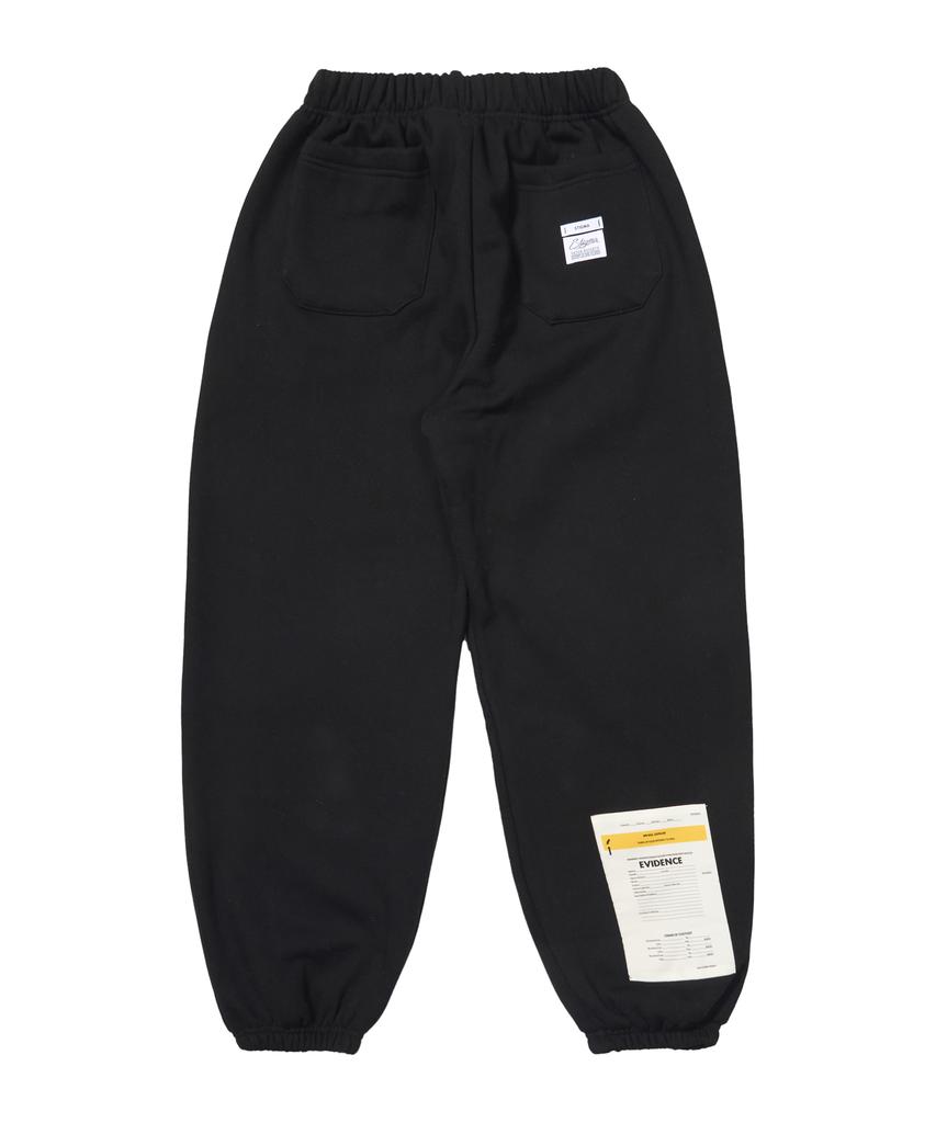 STIGMA Old Letter Wide Jogger Pants Black