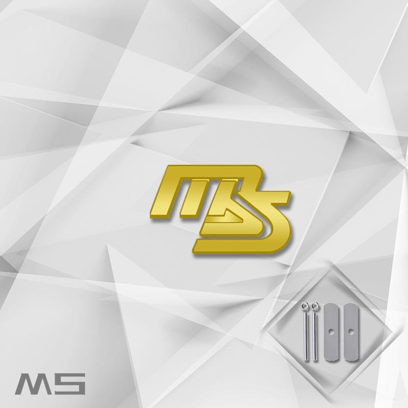 Zinc Alloy MS 2.0 2.5 Badge QGXE4T Car Body Trunk Grille Decal Sticker For Mazda MX5 CX30 CX60 CX4 CX5 CX7 Demio Axela Atenza Styling