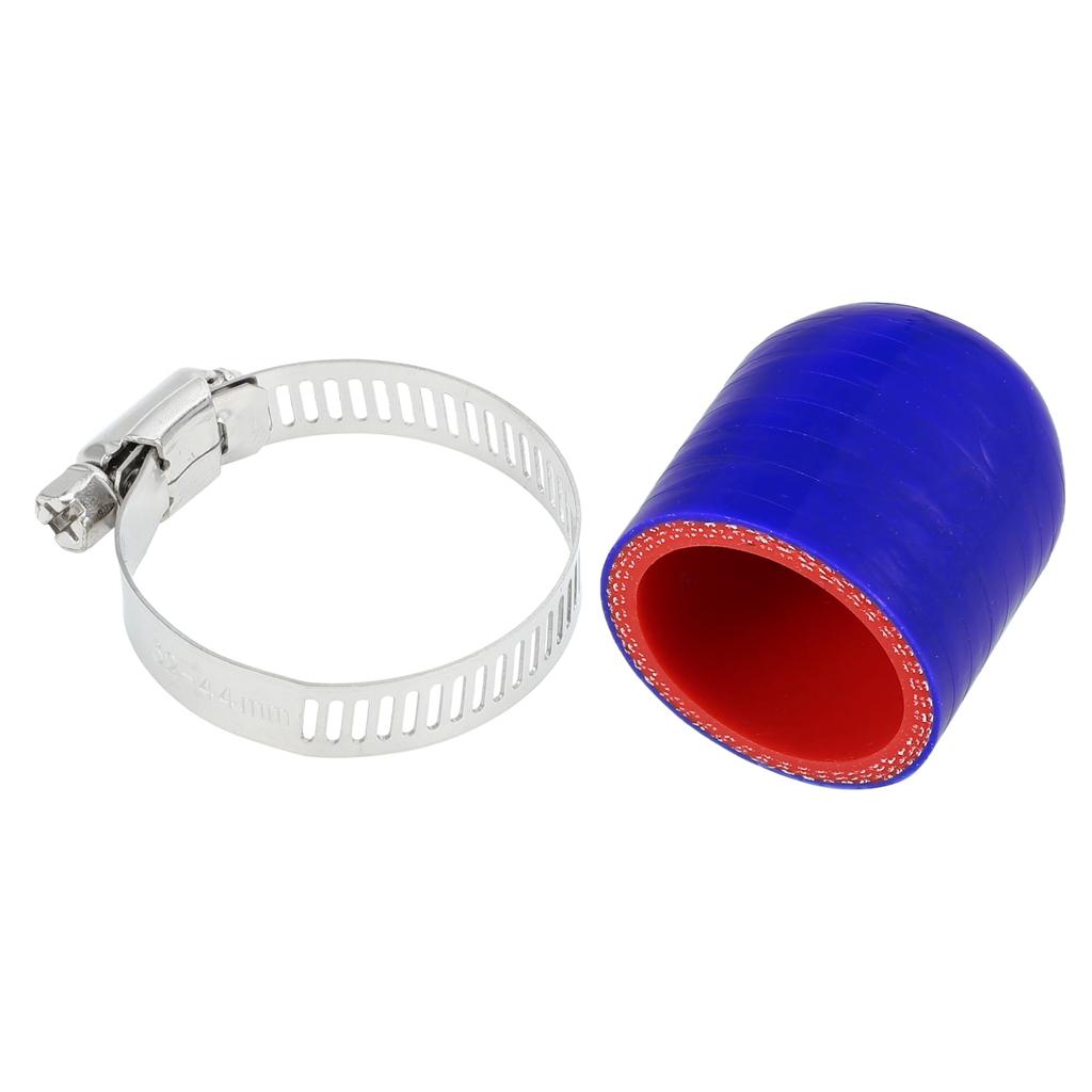 X AUTOHAUX 1pcs 30mm Length 32mm/1.26" ID Blue Red Car Silicone Rubber Hose End